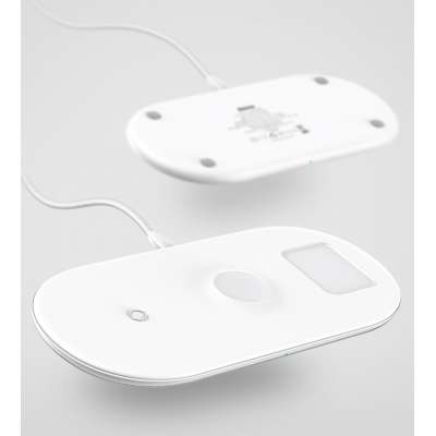 3 in 1 Wireless Charger Portable with Type-C Cable Support 3 Device Charged Simultaneously For Airpods iWatch Series 1-4