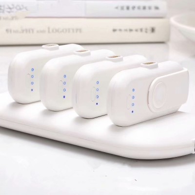 2020 New Design 4pcs 1000mAh + 1pcs 5000mAh External Battery Magnetic Power Bank Charger for iPhone Android Type C Smartphones